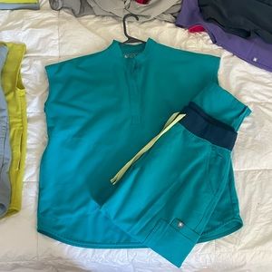 Figs Teal Scrubs